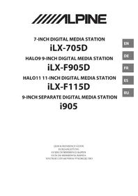 Notice ALPINE ILX705S453B Autoradio