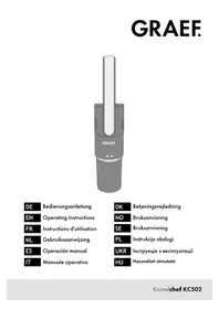 Notice GRAEF KRüMELCHEF KC502 Odkurzacz ręczny
