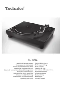 Notice TECHNICS SL100C Platine_disque