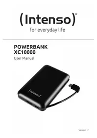 Notice INTENSO XC10000 Batterie portable