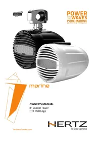 Notice Hertz HTX 8 MCLTW Haut-parleur