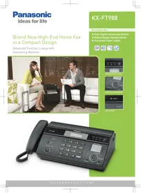PANASONIC KX-FT988 - Fax machine