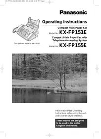 PANASONIC KXFP151E - Fax machine