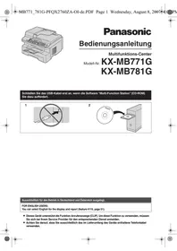 PANASONIC KXMB771G - Schnurloses Telefon