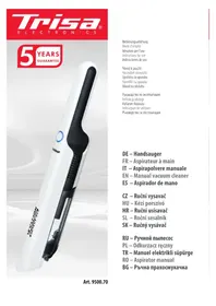 TRISA Quick Clean Comfort T0070 - Aspirateur de table