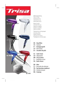 Notice TRISA VOYAGER 1018 Suszarka do włosów