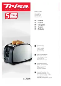 Notice TRISA CRISPY TOAST 7363.75 Grille pain