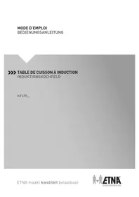 Notice ETNA HPS103B Kochtopf