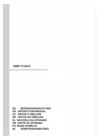 Notice AMICA EMW 13184 E Magnetron