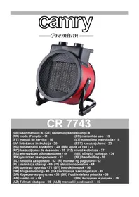 Notice CAMRY CR 7743 Opvarmning