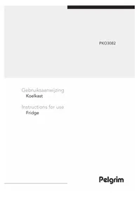 Notice Pelgrim PKO3082 Fridge