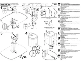 Notice Flexson P5FS Support des enceintes