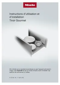 Notice MIELE ESW 7570 Chauffe plat