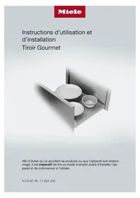 Notice MIELE ESW 7010 AM Chauffe plat