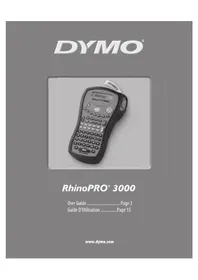 Notice DYMO RHINO PRO 3000 Imprimante d'étiquettes