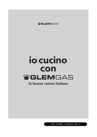 Notice Glem Gas GV75TXBK Cocina