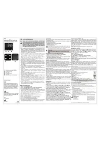 Notice MEDISANA BS 602 Balance