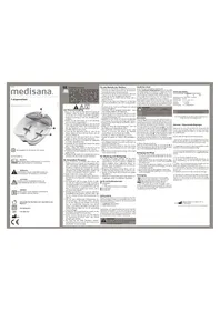 Notice MEDISANA FS 350 Bain de pieds