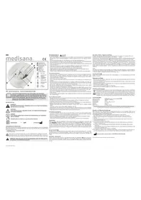 Notice MEDISANA FS 888 Bain de pieds