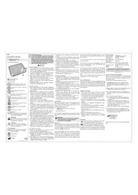 Notice MEDISANA HP 650 Couverture/coussin chauffant