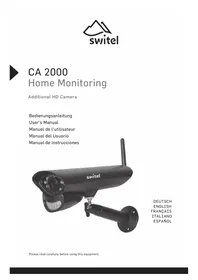 Notice SWITEL CA 2000 Caméra de surveillance