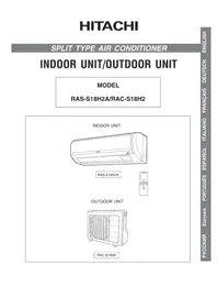 Notice HITACHI RASS18H2A Climatizzazione