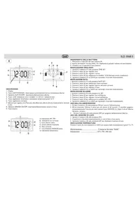Notice Trevi SLD 3068 S Radio-réveil
