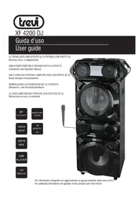 Notice Trevi XF 4200 DJ Haut-parleur