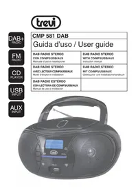 Notice Trevi CMP 581 DAB Lettore/registratore cd