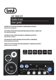 Notice Trevi HF 1900 BT Système hifi
