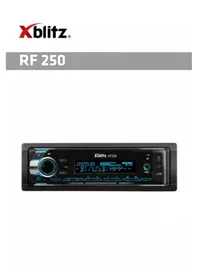 Notice Xblitz RF250 Radio samochodowe