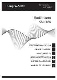 Notice Krüger&Matz KM1150 Radio
