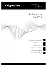 Notice Krüger&Matz KM0815 Radio