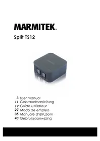 Notice MARMITEK SPLIT TS12 Télécommande universelle
