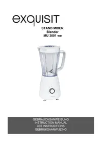 Notice Exquisit MU 3001 WE Mixer