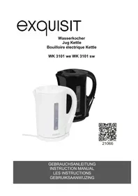 Notice Exquisit WK 3101 WE Wasserkocher
