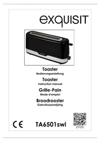 Notice Exquisit TA 6501 SWI Toaster