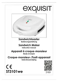 Notice Exquisit ST 3101 WE Plaque de grill