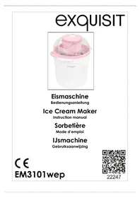 Notice Exquisit EM 3101 WEP Ice machine