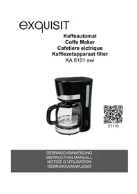 Notice Exquisit KA 6101 SWI Kaffeemaschine