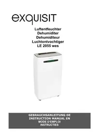 Notice Exquisit EXQ5010065 Luftentfeuchter