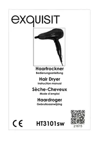 Notice Exquisit EXQ5010062 Hair dryer