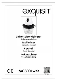 Notice Exquisit MC 3001 WES Mixer