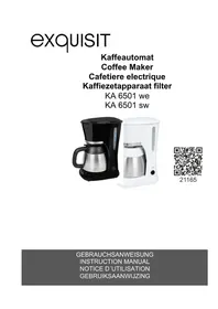 Notice Exquisit KA 6501 SW Kaffeemaschine
