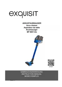 Notice Exquisit BP 6601 BLS Staubsauger