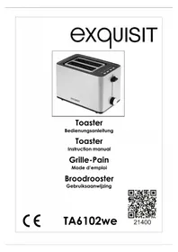 Notice Exquisit TA 6102 WE Toaster