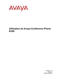 Notice AVAYA B189 Téléphone