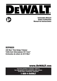 DEWALT DCPH820 - Hedge trimmers