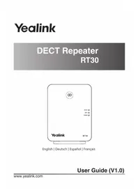 Notice Yealink RT30 Teléfono