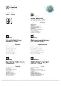 Notice INDESIT TAAN 6 FNF S1 тоңазытқыш